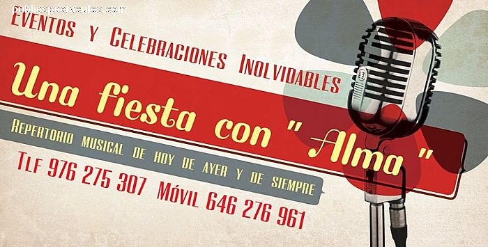 ver + información para la contratacion de Alma de fiesta artistas de Zaragoza