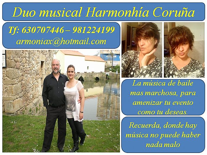 contratacion de artistas Duo musical Harmonhia Coruña