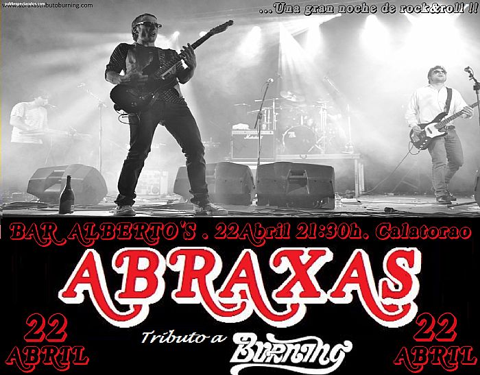 ver + información para la contratacion de Abraxas Tributo Burning artistas de Zaragoza