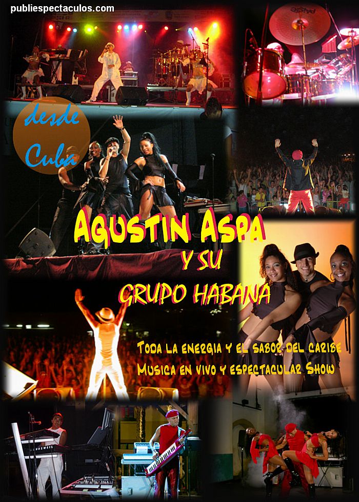 contratacion de artistas Agustín Aspa y su grupo Habana