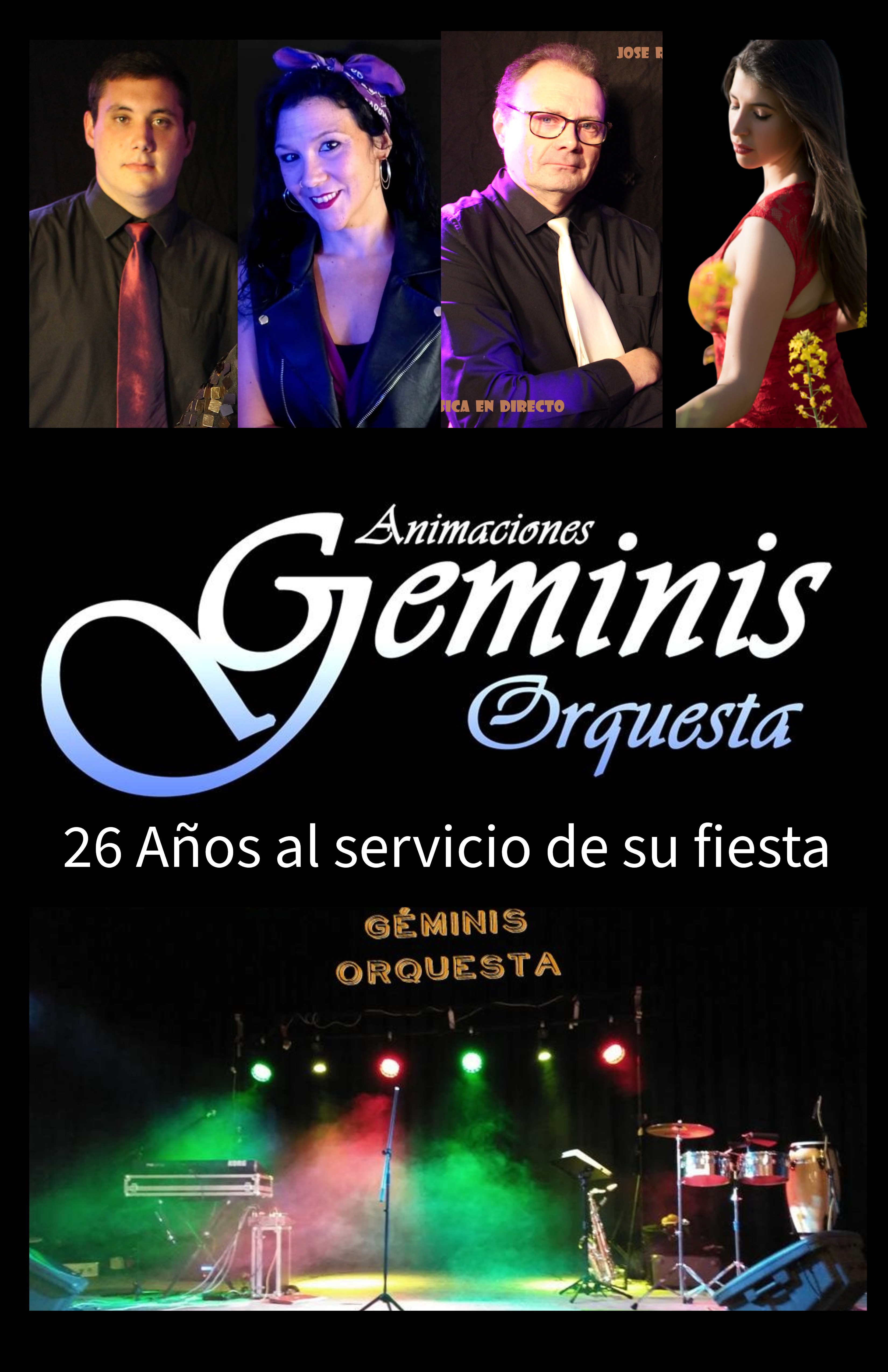 ver + información para la contratacion de Animaciones Geminis Orquesta artistas de Madrid