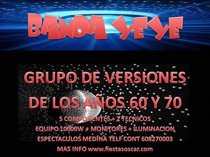 contratacion de artistas BANDA YEYE