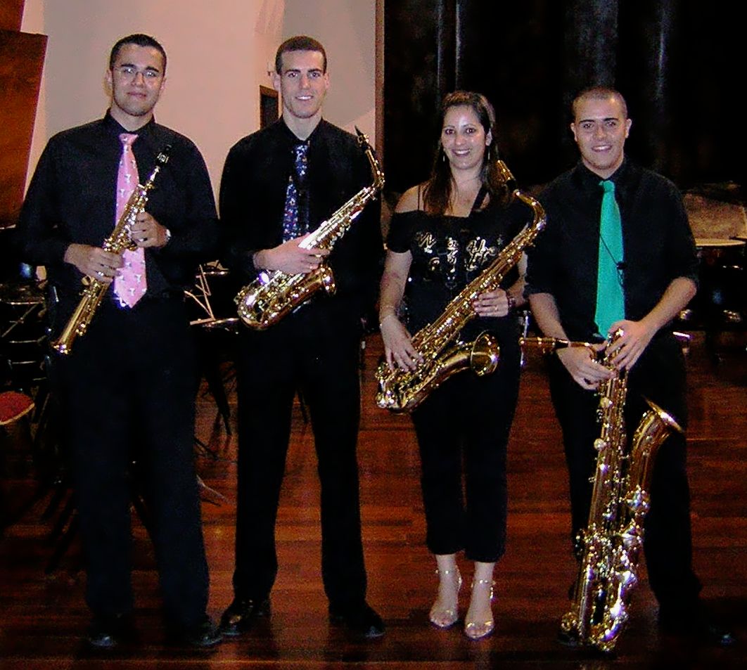 ver + información para la contratacion de Cuarteto de Saxofones Ancora artistas de Tenerife