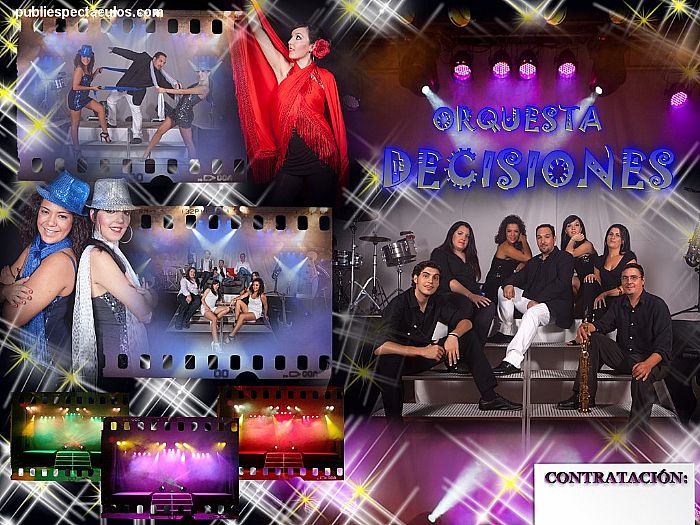 contratacion de artistas ORQUESTA SHOW DECISIONES