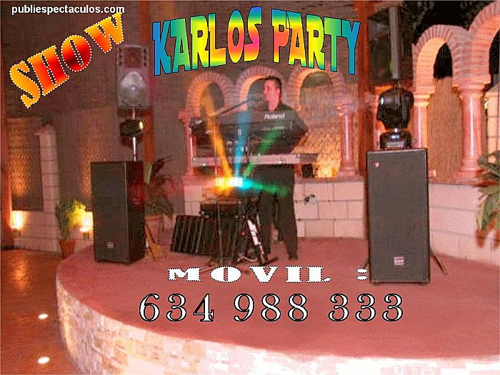contratacion de artistas KARLOS-PARTY