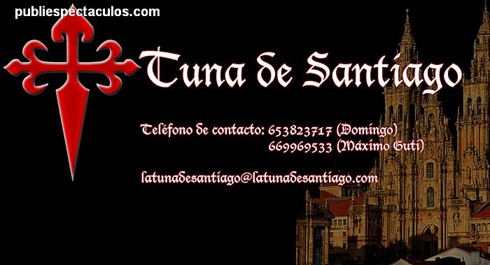 contratacion de artistas La Tuna de Santiago
