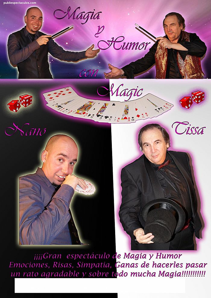 contratacion de artistas Magic Tissa & Magic Nano