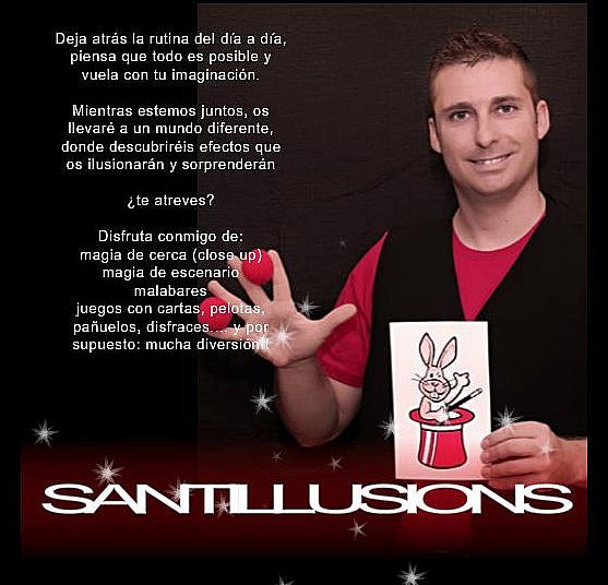 ver + información para la contratacion de Santillusions artistas de Valencia
