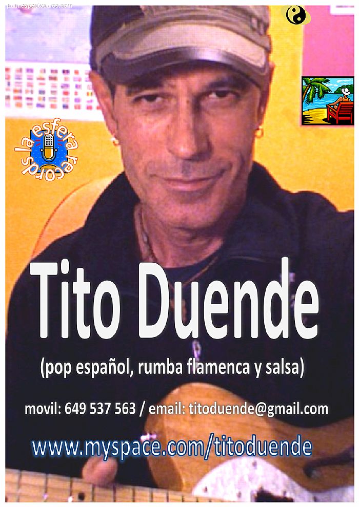 contratacion de artistas tito duende