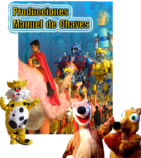 Pasacalles y mascotas de animacion